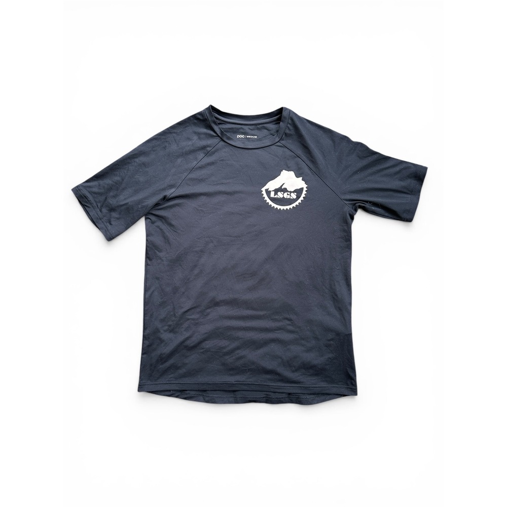 POC Cycling Jersey Mens Medium Black Good LSGS Graphic Short Sleeve MTB Top